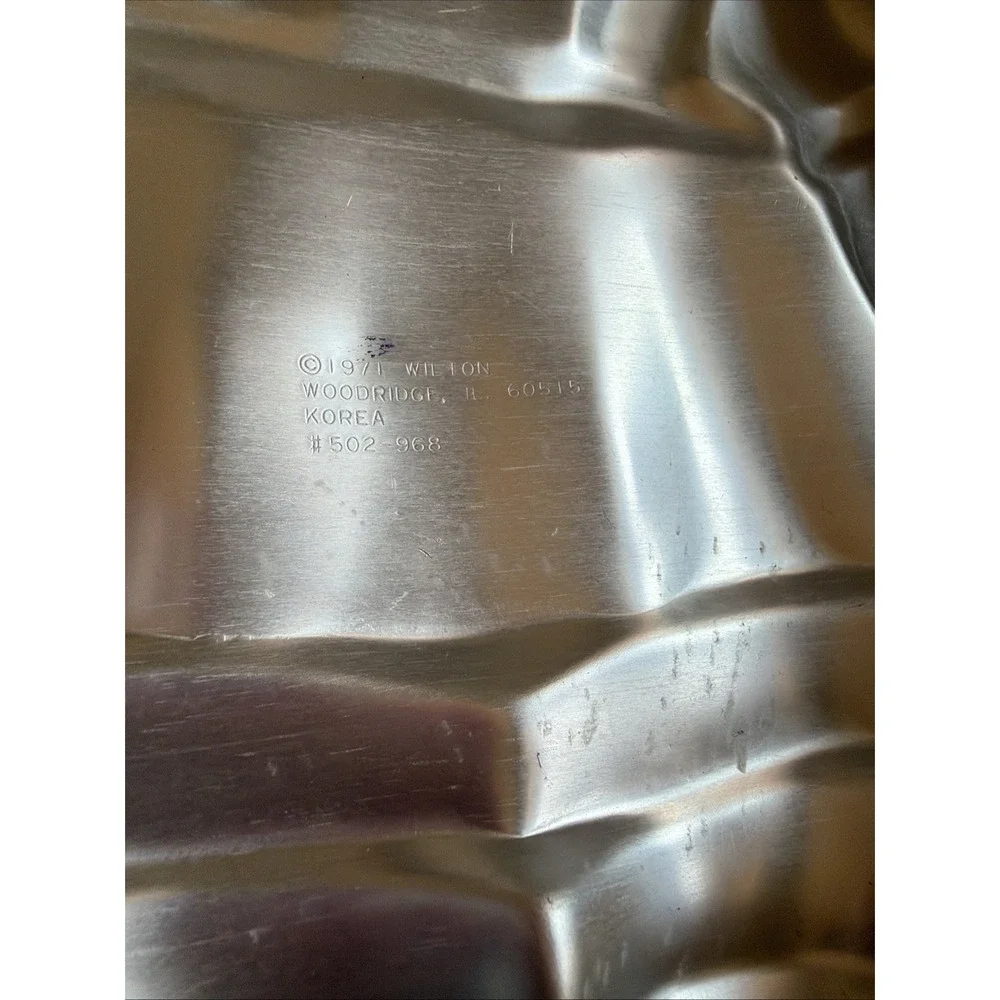 VTG 1971 Wilton Raggedy Ann Doll Cake Pan‎ Baking Mold 502-968 Aluminum